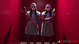 Ghost Twins banged by an even Creepier Chap!