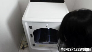 Asian teen Salee Lee receives a messy facial from daddy Charles Dera