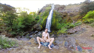 Sexy hiker goes solo