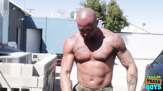 TRAILERTRASHBOYS Car Washing Turns Into Sex With Felix Fox & Michael Roman