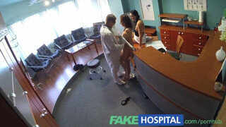 Nurse Seduces Patient with Cunt-Licking Pleasure