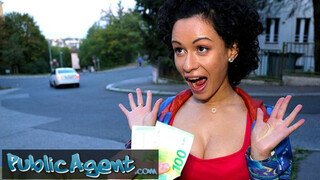 Outdoor Russian Muff Pounded by Public Agent