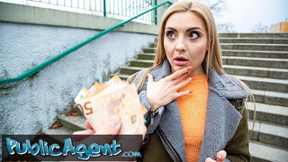 Russian Blonde Caty Kiss Hungry for Meat