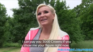 Big Boobed Blonde Screwed Outdoors