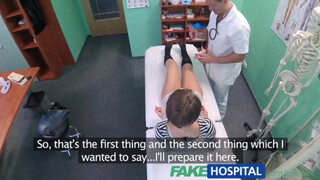 Short-Haired Babe Seduces Doc