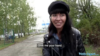 Sasha Colibri: Cum-filled Public Agent Fuck