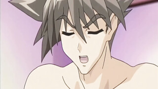 Wide eyed anime teen sucking shaft