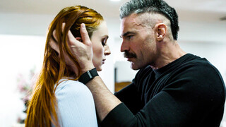 Guy seduces his stepsons redhead teen Girlfriend