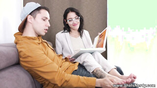 She Is Nerdy - Kris the Foxx - Fucking sexy nerdy brunette