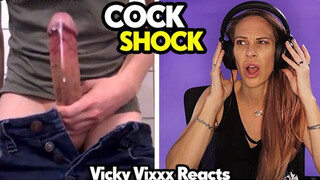 Vicky's Big Cock Reaction Revealed