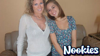 Mrs. Jade & Teen Riley's Nasty Prick Sucking Threesome