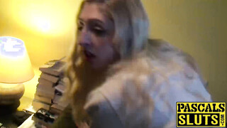 Nasty blonde beauty Jessica Jensen gets a bondage spankathon