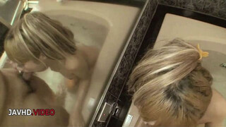 Unshaved Saki Oshiro Rides POV