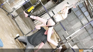 Boynapped - Master Explores His Subs Hole Part 2: Flogging Bound Skinny Lad