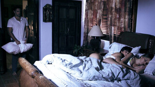 PURE TABOO Indeterminate babe creampied by lesbian Girlfriend's step daddy