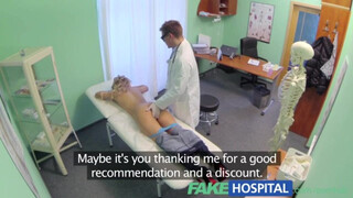 Titty Blonde Tempted with Discounted Breast Enhancement