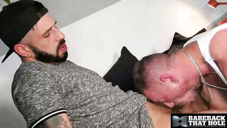 BAREBACKTHATHOLE Bobby Bruiser Uses His Hole To Satisfy Romeo Davis Raw Cock