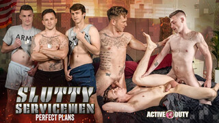 ACTIVE DUTY - Big Military Cocks Double Stuffing Tight Hole