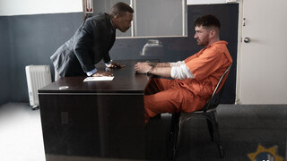 Convict Chris Damned needs huge black cock feat. Adrian Hart