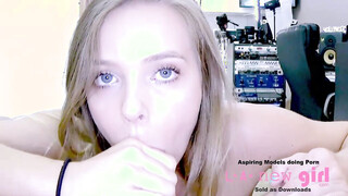 Charming blonde seduced into ass fucking loving