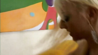 Sexy Babe Blowjob & Fucking interracial