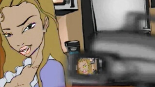 Buxxom cartoon hoe gets screwed