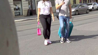 The searching ended in a great fuck for a titty brunette