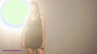 Introverted hot innocent posh Indian Bengali British hottie strips down for you