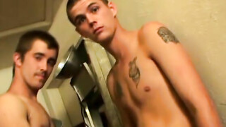 Erotic licking balls & jerking meat by boners Cain & Potter