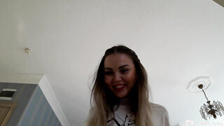 Picked up babe lets me cum inside