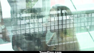 Marvelous Mila Mars gets a creampie after a shag