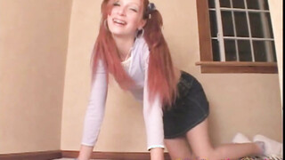 Sexy Laura Fingering her Snatch hard Upstair