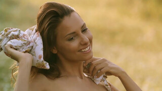 Hot all natural babe Anetta Keys showing of beautiful natural naked body