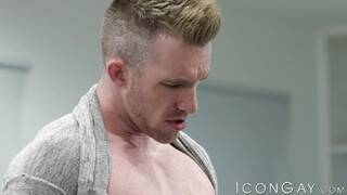 Nick Fitt loves getting his booty rammed by Aaron Bloncos shaft