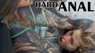 Tattoo Babe Anuskatzz Get Screwed Balls Deep In Her Booty