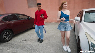 Sneaky Parking Lot Sex with Harlow West & Mike Ox