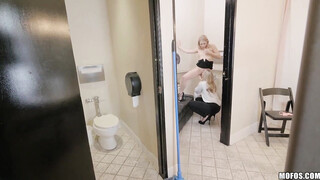 Finding 2 chix Lezzin always means they're into Prick