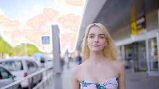 Blonde Sex Goddess Kenna James' Stalks the Beaches