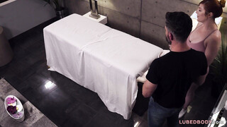 Hiding massause plays with cock during massage - Valentina Nappi, Lauren Phillips