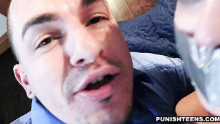 Harley Ann Wolf gagged & ravaged rough