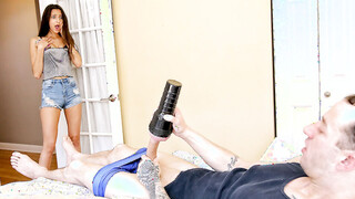 Horny Step Sister Eliza Ibarra rocks Step Brother’s black cock