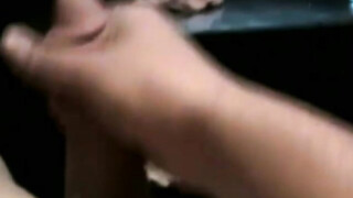 Babe Cody cums hard after jerking his muscle meat on the couch