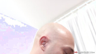 Naughty bitch enjoys a hardcore anal sex