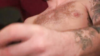 Naughty hunk uses kinky fleshlight for a horny masturbation