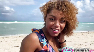 French Step Cousin Visits Miami for Hard Prick