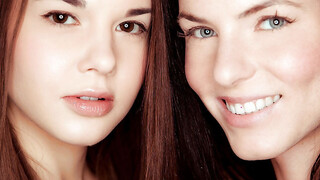 Eileen Sue eats Baby Jewel's muff