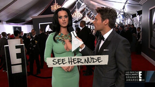 Katy Perry bounces her boobs all over the place