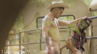 Icon Male - Muscular Cowboy Clark Davis Fucks Twink Vincent Orielly's Hot Ass At The Ranch
