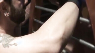 Master Franco Dax enjoys the continues twisted tormenting for his sub