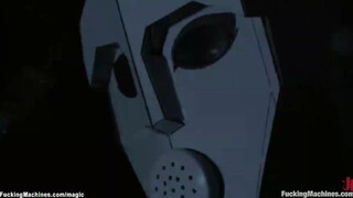 Alien machine fucking titty babe